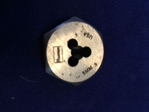 5 MM x .90 METRIC HEX RETHREADING DIE ACE #200159 New Old Stock