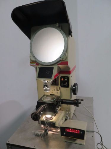 NIKON 10&#034; Bench Top Optical Comparator Profile Projector W/ Boeckeler Microcode