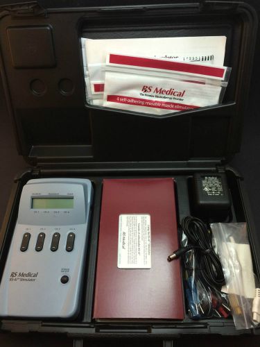 RS Medical RS 4i Sequential Stimulator With Case and Accessories UNTESTED!