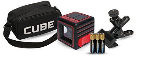 AdirPro Cube 3D Self Levelling Cross Line Laser Level - Home Edition Includes: