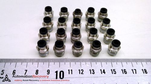 LEGRIS 3175-04-11 - PACK OF 20 - PUSH-TO-CONNECT TUBE FITTINGS, THREAD,  #214617