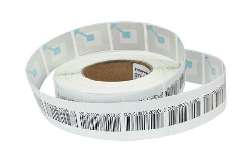 EAS Security 1,000 Checkpoint® 410 Compatible RF 8.2 MHz Labels, Fake Barcode
