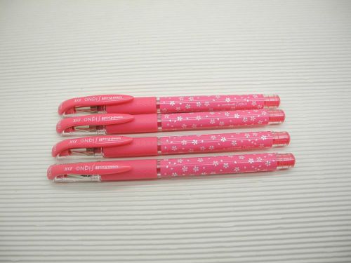5pcs sakura pattern uni-ball signo umn-151 0.38mm roller pen pink(japan) for sale