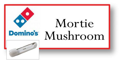 1 name badge funny halloween costume dominos mortie mushroom pin free shipping for sale