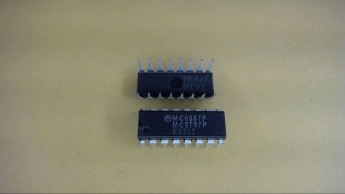 MOTOROLA MC6887P / MC8T97P Dip Integrated Circuit New Lot Quantity-100