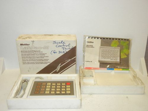 METTLER ME-33825 NEW LABPAC-M SCALE CONTROL PANEL WITH ME-33938 ME33825