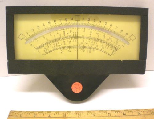 DC Microamp Meter, 300-0-300 UADC, 9 1/2&#034; x 4 1/2&#034; Meter, Triplett, New, USA