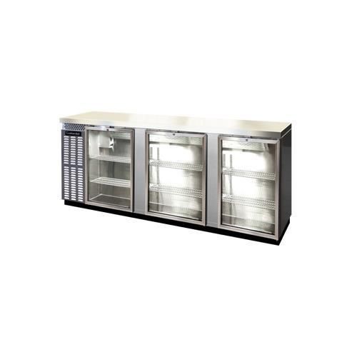 Continental refrigerator bbc90s-ss-gd back bar cabinet, refrigerated for sale