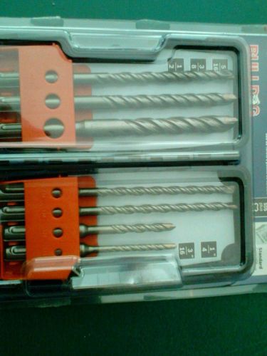 Bosch HCK001 7pc SDS PLUS Rotary Hammer Drill Bit Set Carbide Germany Bulldog