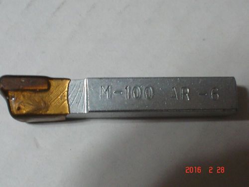 Micro 100 ar-6 carbide tipped tool bit lathe bit 3/8&#034; shank new for sale