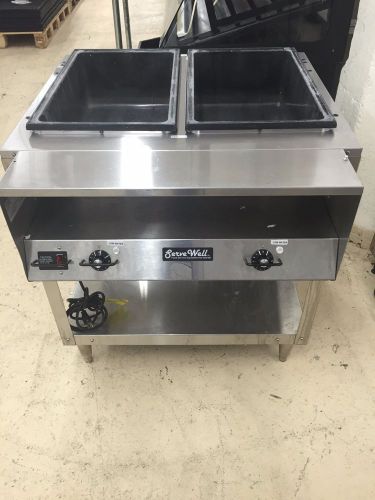 Vollrath 38002 ServeWell Electric Two Pan Hot Food Station