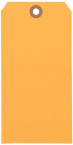Aviditi G11081H 13 Point Cardstock Shipping Tag, 6-1/4&#034; Length x 3-1/8&#034; Width,