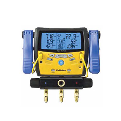 Fieldpiece sman340 three-port digital manifold with clamps for sale