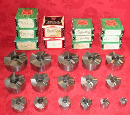 Lot of 16 – standard hs inverted spotfacer cutters * size 3/4” thru 2 3/4” for sale