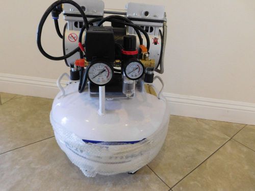 Used  ultra quiet 3/4hp medical dental oil free air compressor for sale
