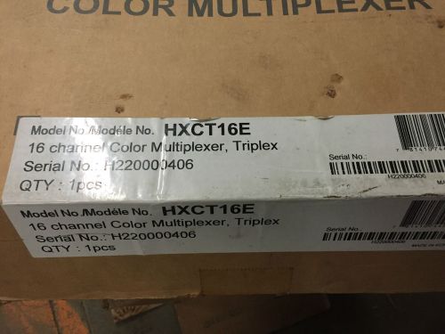 Honeywell HXCT16E 16 channel Color Triplex Multiplexer