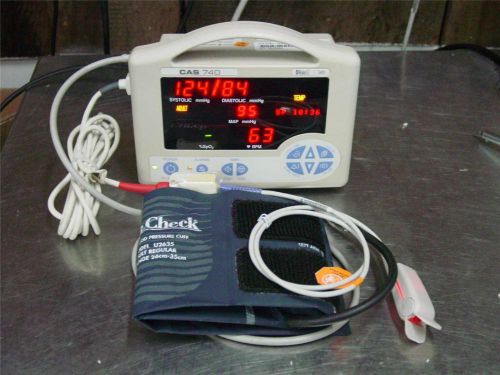 CAS 740 Vital Signs Patient Monitor Blood Pressure SPo2, NIBP, OxiMax