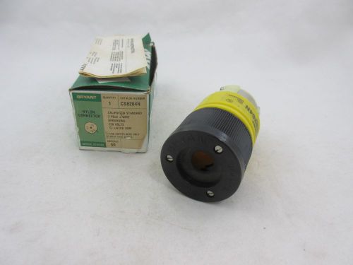*NEW* BRYANT CS8264N NYLON CONNECTOR 2-POLE 3 WIRE GROUNDING *60 DAY WARRANTY*TR