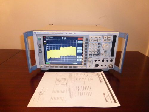 Rohde &amp; schwarz fsp30 9 khz to 30 ghz spectrum analyzer - calibrated! for sale