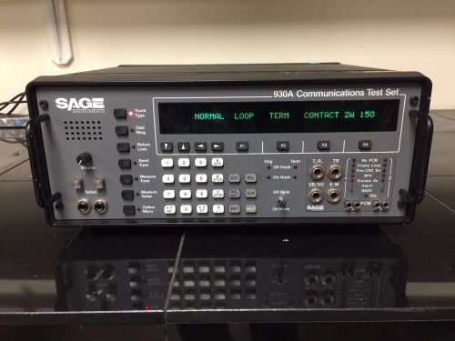 Sage 930A Communications Test Set