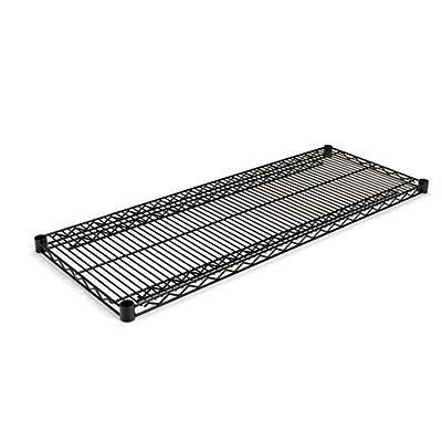 Industrial wire shelving extra wire shelves, 48w x 18d, black, 2 shelves/carton for sale