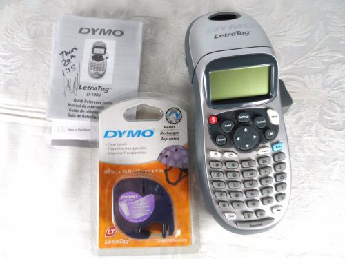 Dymo LetraTag Label Maker LT-100H includes New Refill