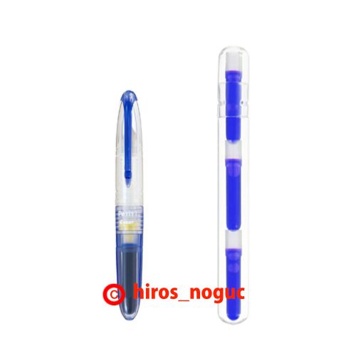 Pilot Portable Color Fountain Pen, Petit1, Blue, 1 pen &amp; 3 Ink refills