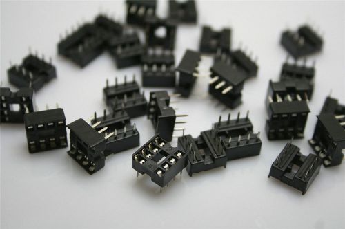 8 Pin DIP IC Socket Adaptor Solder Type (10 PCS) PC Mount... USA SELLER!!!