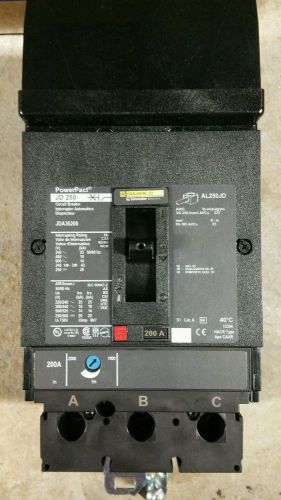 Square D JDA36200 Circuit Breaker, 200 Amp, I-Line. Brand new in box.