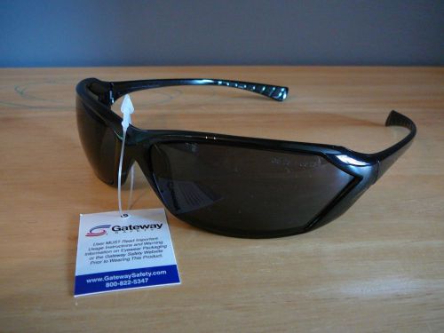Gateway Metro Dark Lens Safety Glasses Sunglasses Z87 23GB83 Black Frames