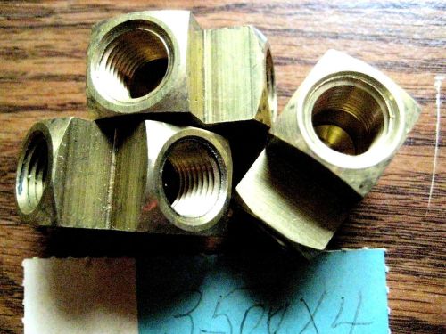 Lot of 3 Weatherhead # 3500x4 Pipe Elbows., 1/4 pipe.  Super low price.