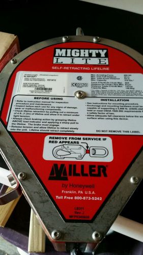 Miller mighty lite self retracting rl50p/50ft for sale