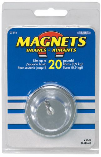 Master Magnetics 07218 2&#034; Magnetic Hook up to 20lbs