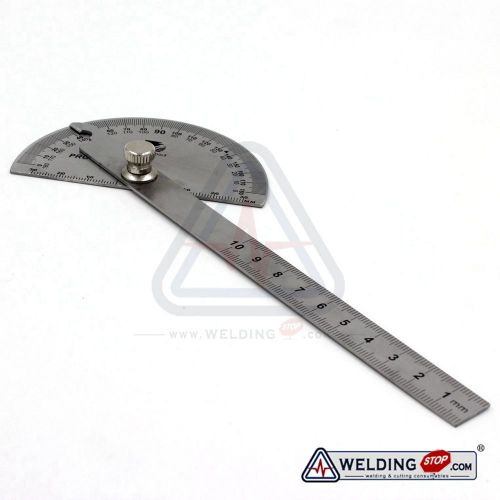 Qualtiy Stainless Steel Round Head Rotary Protractor Laser engraving Angle Ruler