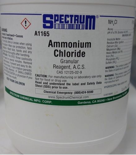 High quality Spectrum Ammonium Chloride Granular Reagent, A.C.S. 500G