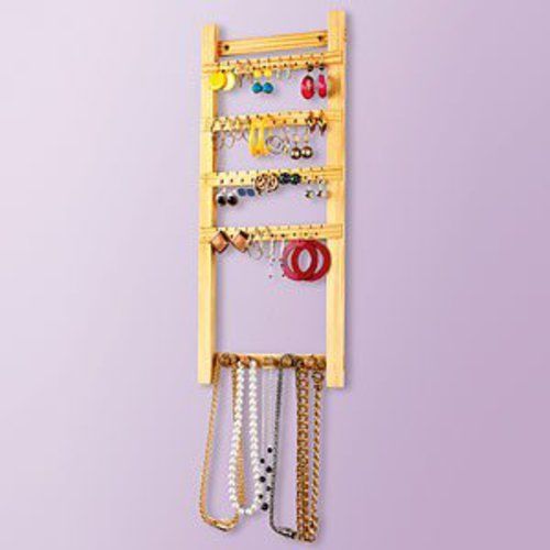 ELEGANCE WALL MOUNT JEWELRY ARMOIRE ORGANIZER STORAGE