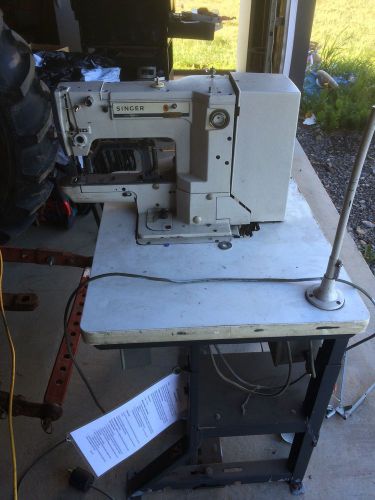Singer 569 Bar Tacker Industrial Sewing Machine Cylinder Arm Commercial