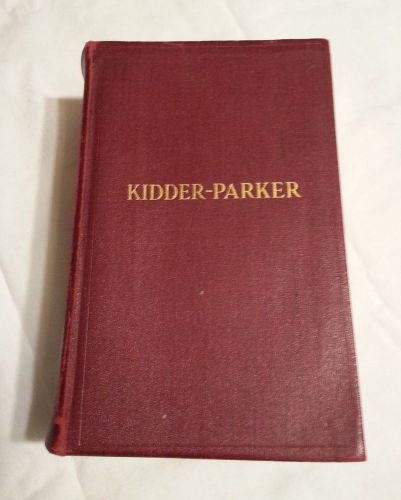 Kidder Parker Architects&#039; and Builders Handbook Hard Back Manual
