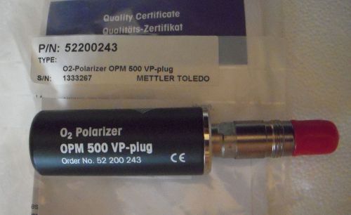 Mettler Toledo O2 Polarizer OPM 500 VP-Plug PN 52200243