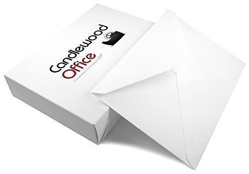 Candlewood Office A7 White Envelopes, Pointed Flap (5 1/4&#034; x 7&#034; 1/14&#034;) - 100