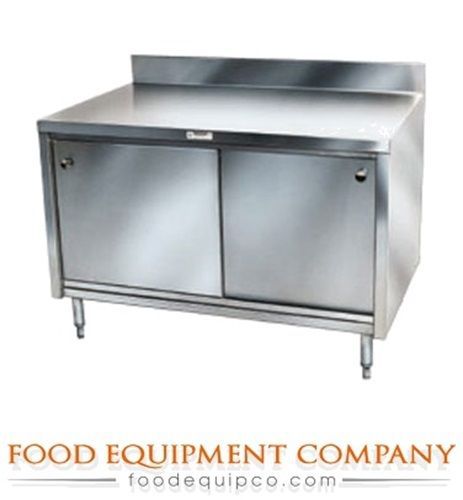 Win-holt STCT-BD3096 Stainless Steel Storage Cabinet with Backsplash 30&#034; x 96&#034;