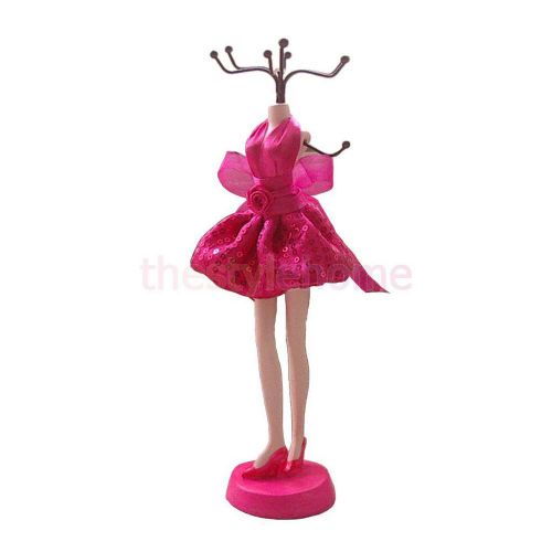 Mannequin Evening Dress Earring Jewelry Hanger Stand Display Holder