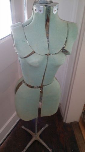 Vintage Rite Dress Form, 16 Adjustable Sections with Metal Stand