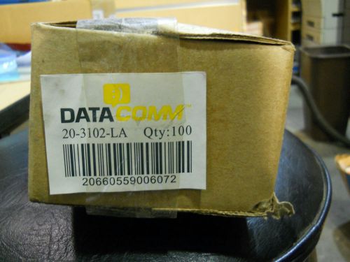 DataComm Electronics 20-3102-LA F-Connector, Snap-In, Light Almond