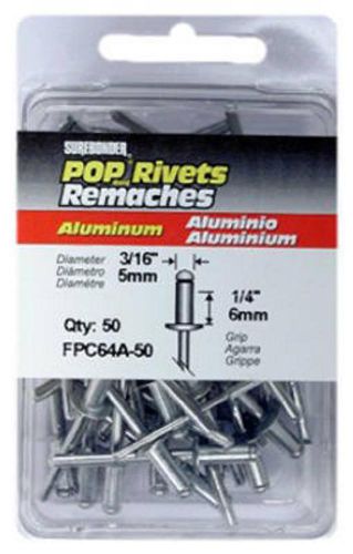 Fpc surebonder, 50 pack, medium aluminum rivet, fpc64a-50 for sale