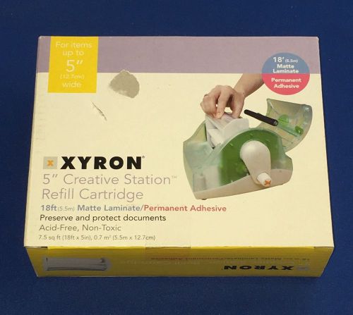 Xyron 5&#034; Creative Station Refill Cartridge 18ft. Sealed Box