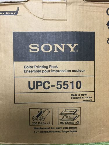 Sony UPC 5510 Color Printing Pack &#034;opend Never used&#034;