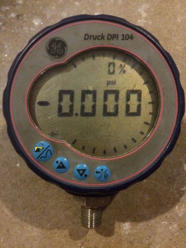 Ge druck dpi 104 digital pressure gauge, 30 psig, 0-5v output, selectable units for sale