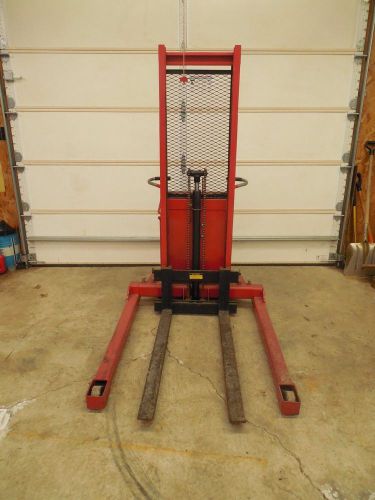 Mobile pallet truck inc  hydraulic electric stacker lift for sale