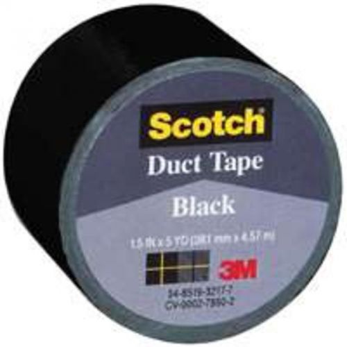 1.5&#034;x5yd duct cloth tape blk 3m cloth - color 1005-blk-ip 051135809778 for sale